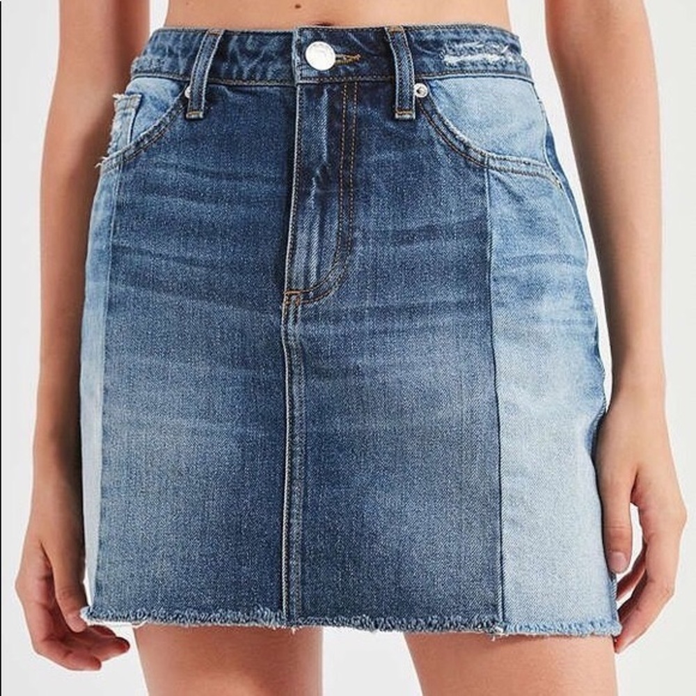 BDG denim mini skirt